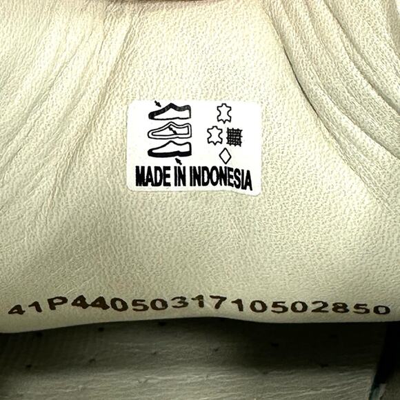 Ecco Women Danish Design Sneakers Size 10 White Leather Lace-Up Unisex Shoes - Picture 6 of 16